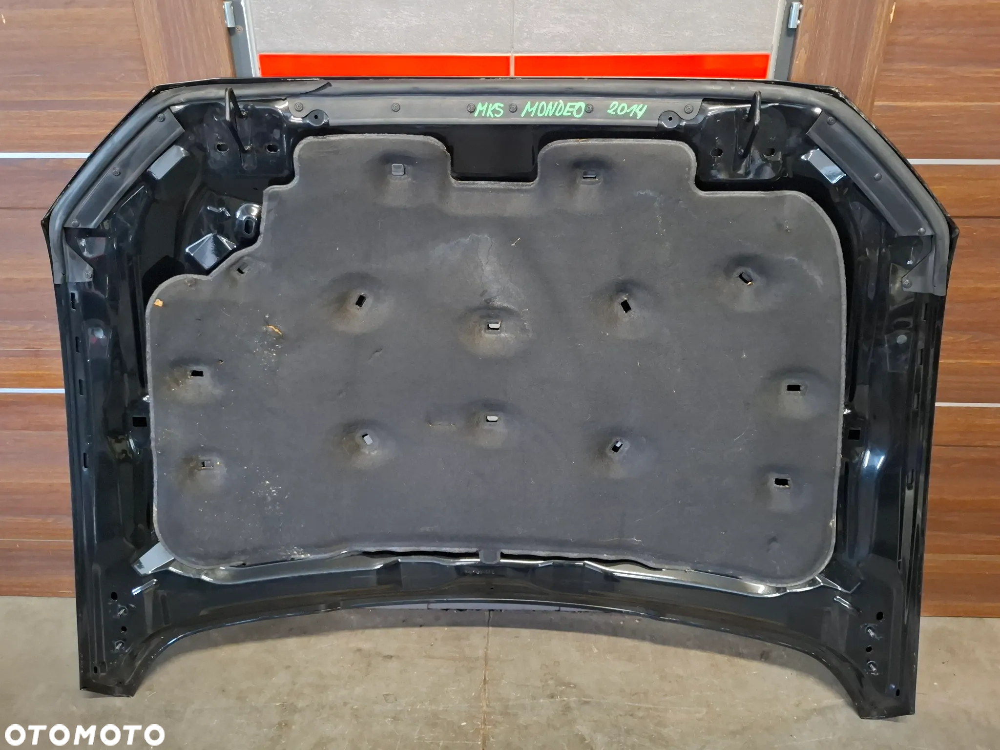 Maska przód Ford Mondeo MK5 2014 rok kolor czarny metalik UH do założenia - 4