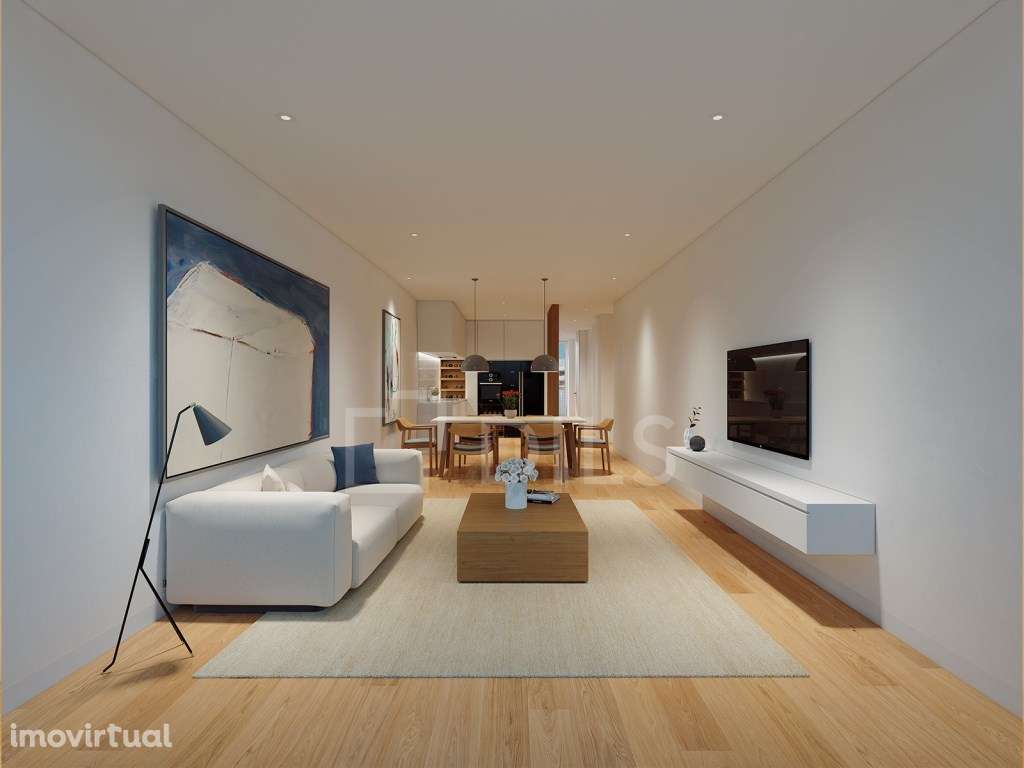 Apartamento T1 com terraço em novo empreendimento no centro do Porto - Grande imagem: 2/48