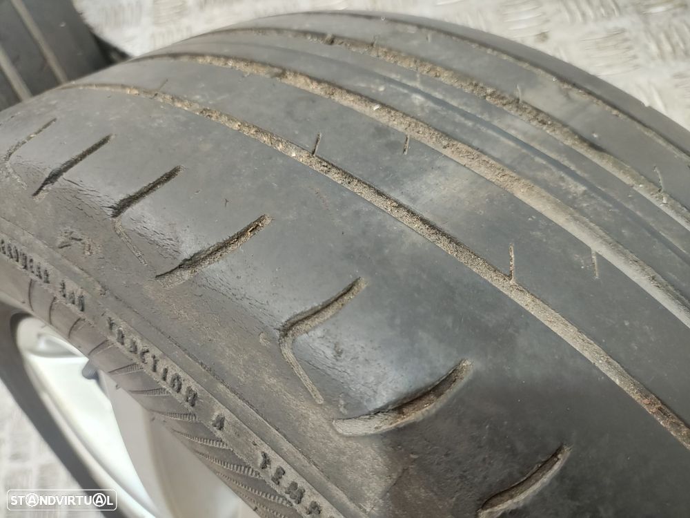 Conjunto de jantes 17 Cleveland Borbet Volkswagen Touran 1T3 2° Facelift 2010 a 2015 6,5J ET50 5x112 Original - 20