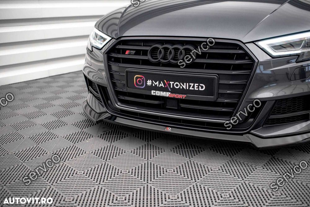 Prelungire bara fata Audi S3 Sportback 8V 2016-2019 v17 Maxton Design - 3