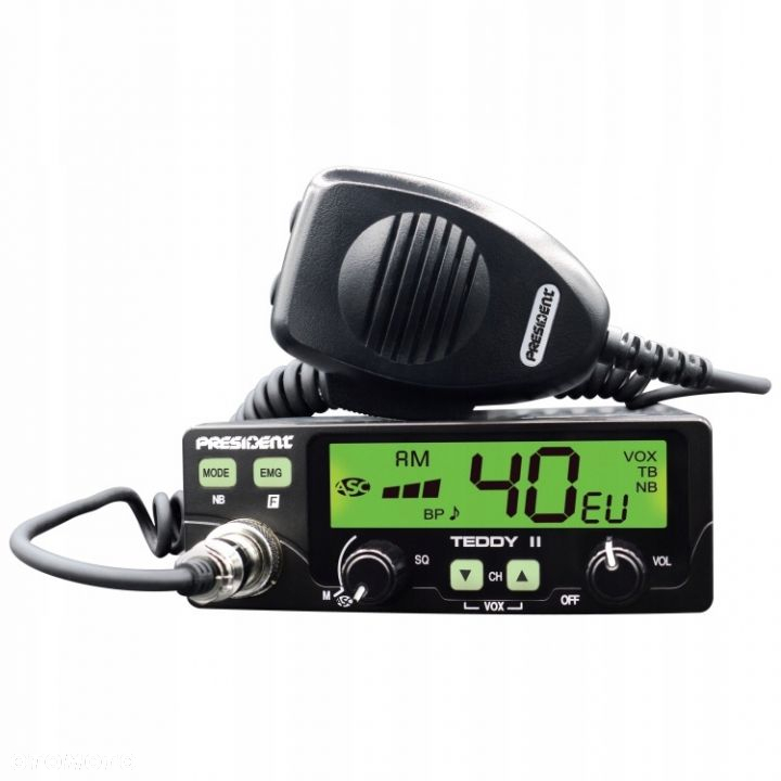 PRESIDENT TEDDY II ASC AM/FM VOX RADIO CB 7 KOLOR - 2