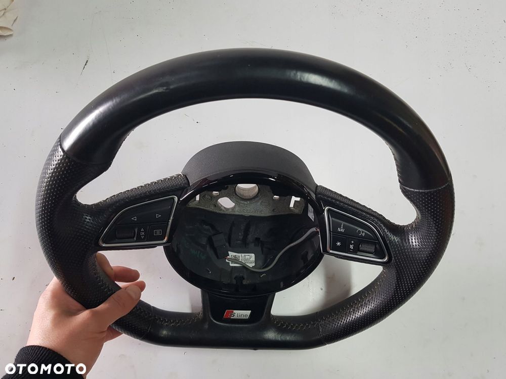 AUDI A3 8V 13-16r S-LINE KIEROWNICA SKÓRZANA 8V0419091R - 7