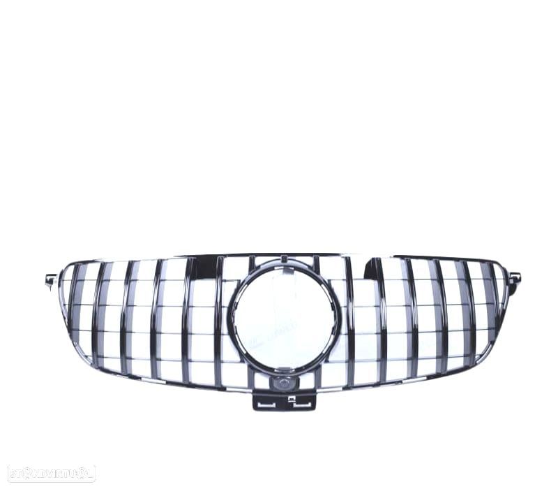 GRELHA FRONTAL MERCEDES CLASE GLE W166 X292 AMG 15-18 LOOK GLE63 GT PRETO - 4