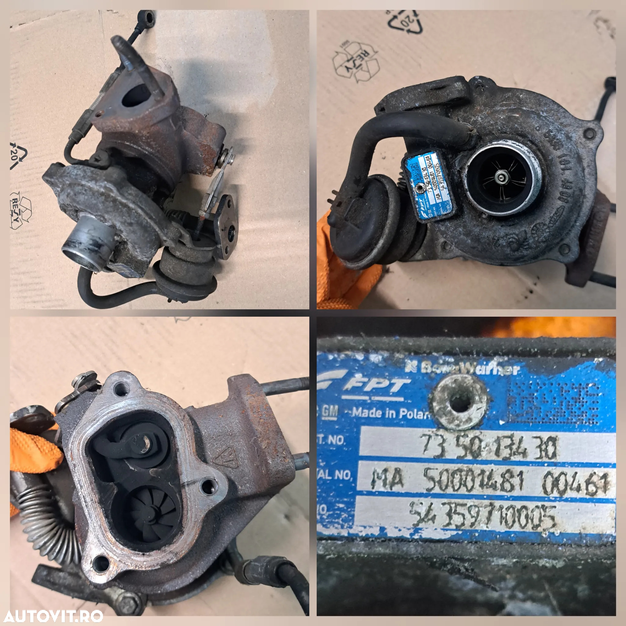 Alternator electromotor turbina compresor kit injectie injectoare kit ambreiaj galerie admisie planetara racitor gaze egr instalatie electrica fiat panda 1,3d - 5