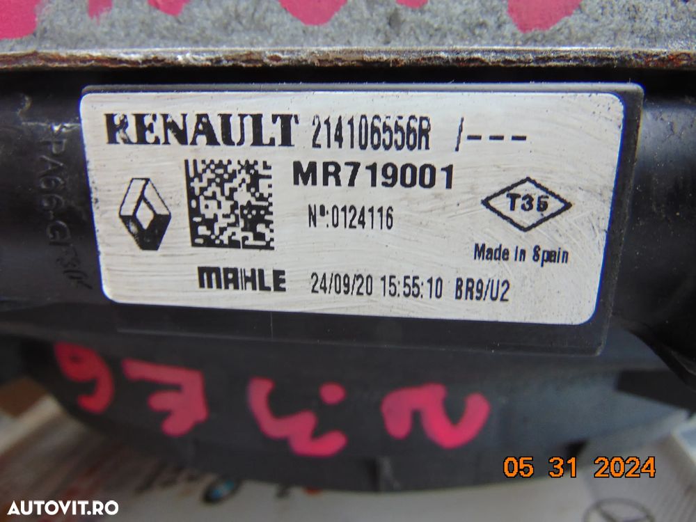 Radiator Renault Master radiatoare apa clima intercooler ventilatoare 2.3 euro 6 opel movano - 4