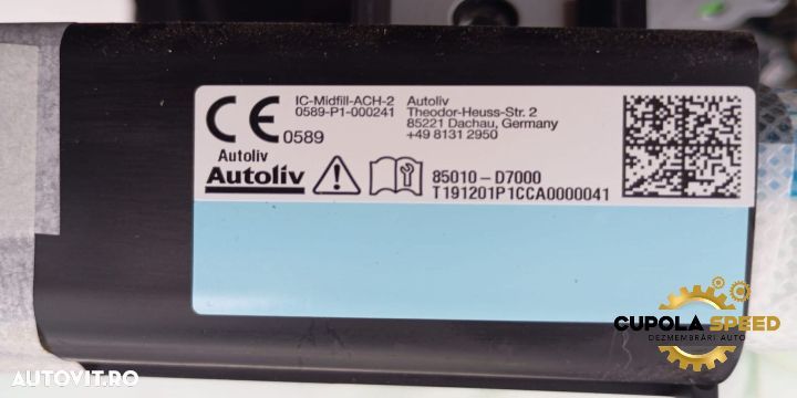 Airbag cortina stanga 850010-D7000 Hyundai Tucson 3 [2015 - 2020] - 2