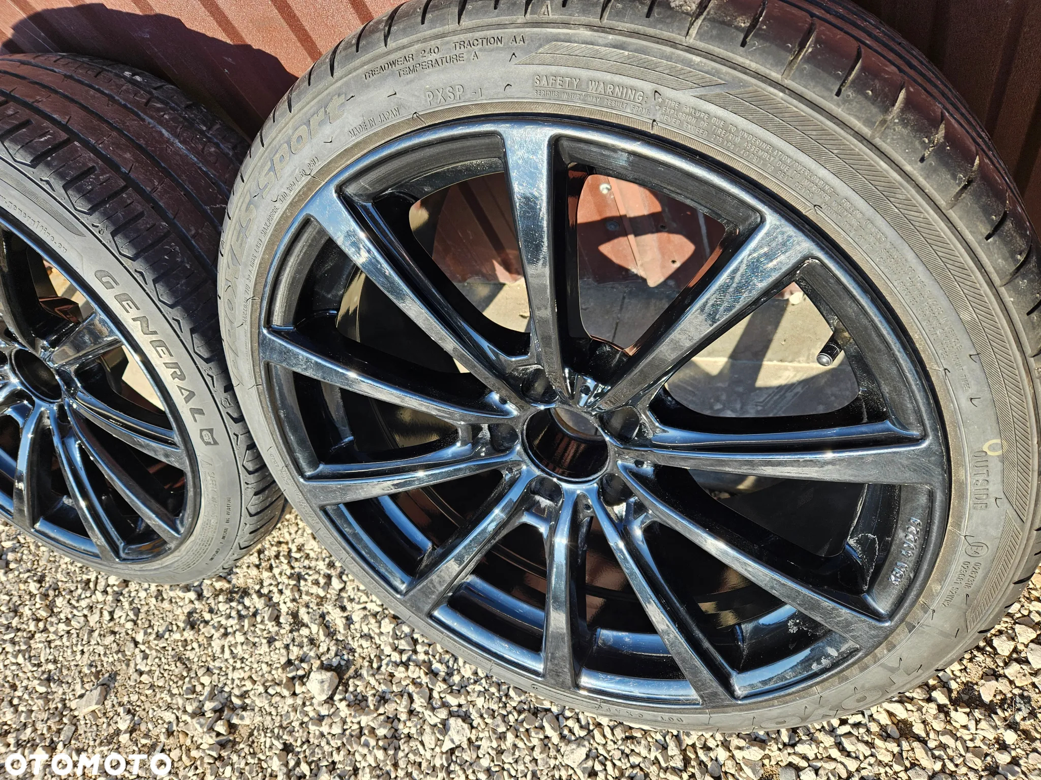 FELGI KOŁA ALUMINIOWE OPONY 19 9,5J ET25 5X112 TOYO 255 35 R 19 AUDI VOLKSWAGEN SKODA - 4