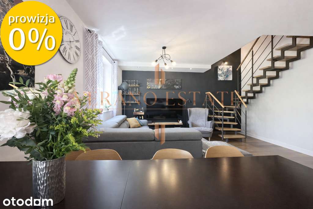 Stylowe dwupoziomowe 5 pokoi | 105m2 | 0% PROWIZJI
