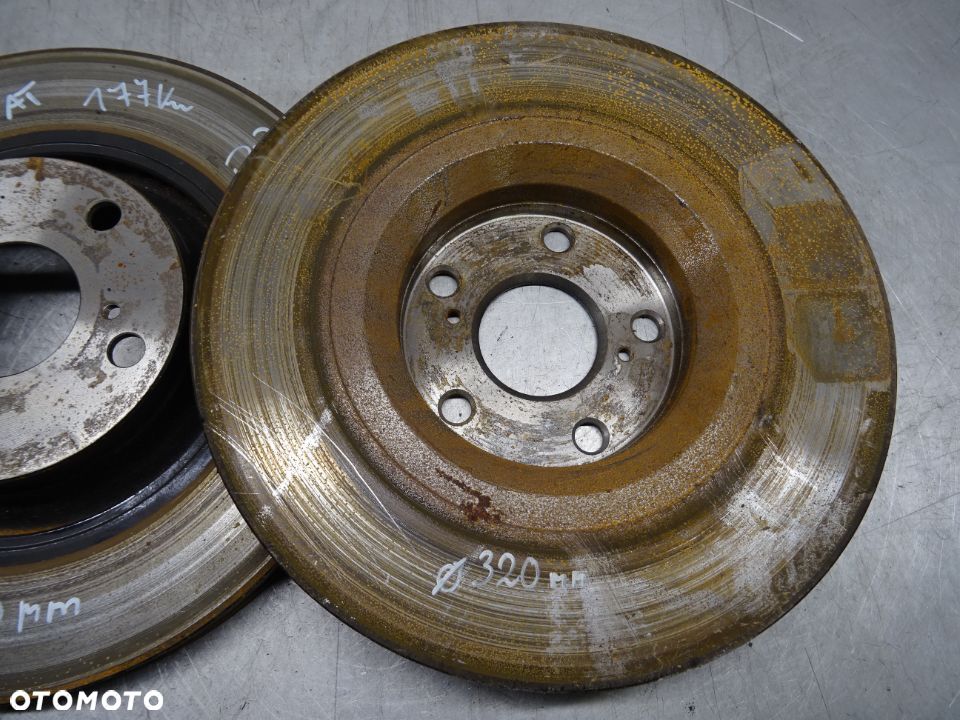 TOYOTA VERSO 09-12 2.2 D-CAT TARCZE PRZEDNIE PRZÓD 320mm - 3