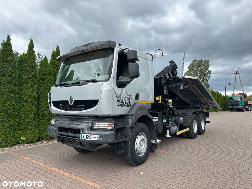 Renault Kerax 6x4 fassi f190 hydroburta wywrotka hds - 13