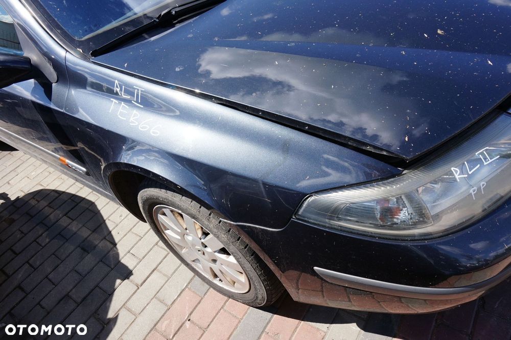 MASKA ZDERZAK BŁOTNIKI LAMPY LAGUNA II PH1 TEB66  RENAULT 2001-2005 SZARY PRZÓD KOMPLETNY - 19