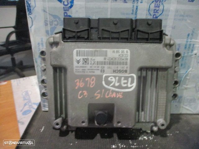 Centralina 9658556880 0281011785 CITROEN C3 1 FASE 1 2005 1.4HDI 70CV 5P AZUL ORIGINAL BOSCH - 1