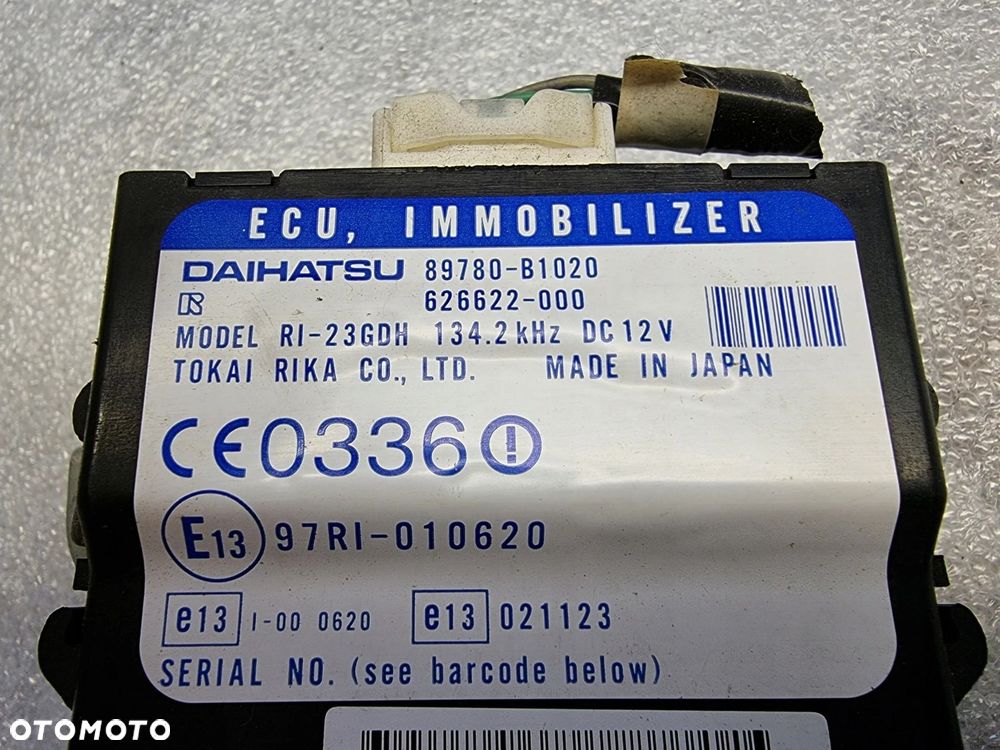 MODUŁ IMMOBILIZERA DAIHATSU MATERIA 89780-B1020 - 4