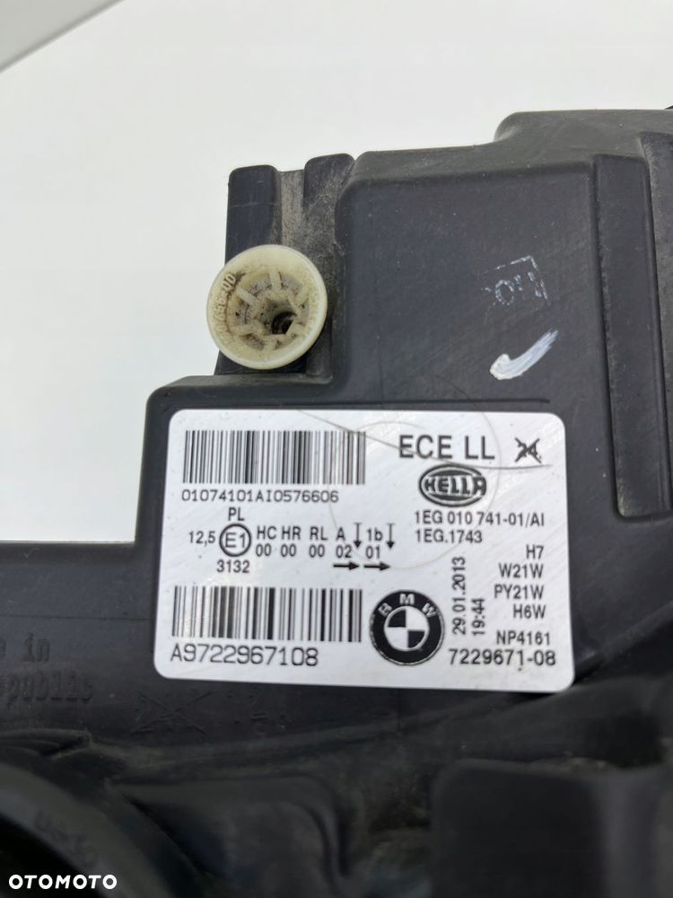 BMW 1 F20 F21 LEWA PRZEDNIA LAMPA KOMPLETNA EUROPA 7229671 - 7