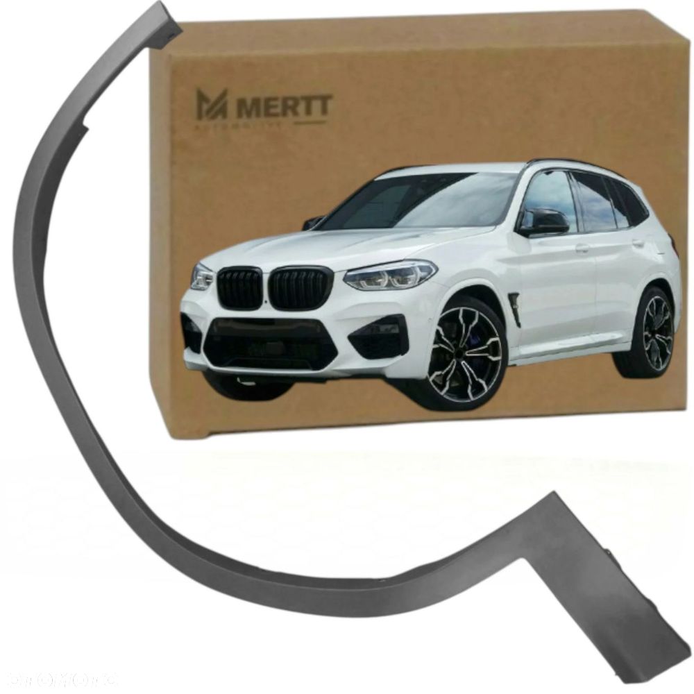 LISTWA PRAWA błotnika nadkola nakładka BMW X3 G01 X4 G02 51777400672 - 1