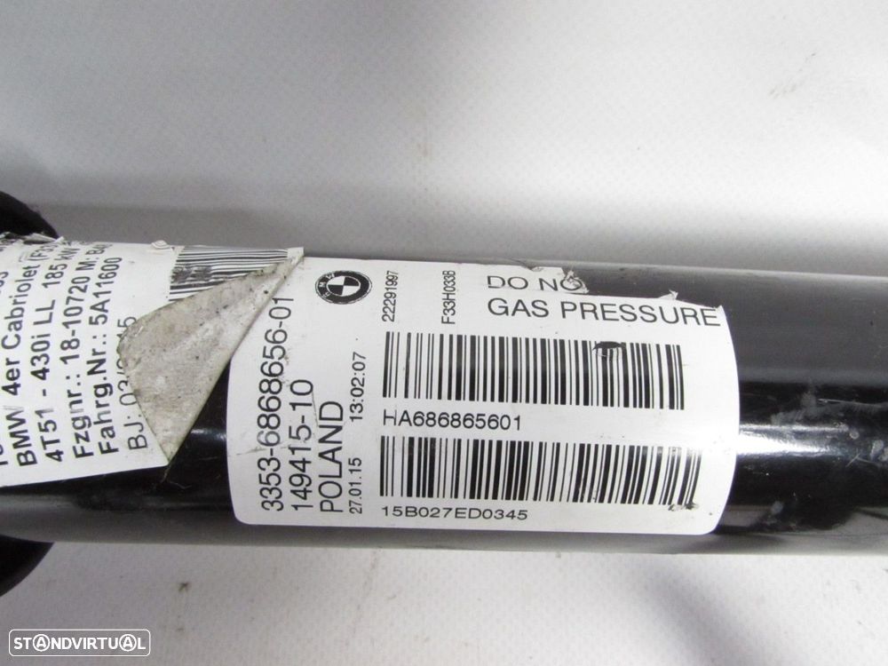 Amortecedor Trás Seminovo/ Original BMW 4 Convertible (F33, F83) 33536868656 - 2