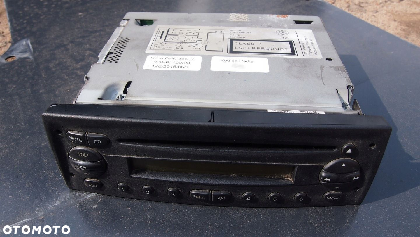 Radio CD Iveco Ducato 06-11 Blaupunkt Kod Oryg. - 2
