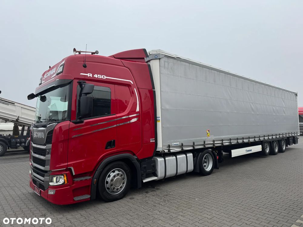 Krone FIRANKA MEGA , XL, OŚ I DACH PODNOSZONE, 2022 ROK KRAJOWA + SCANIA R450 2022 - 35