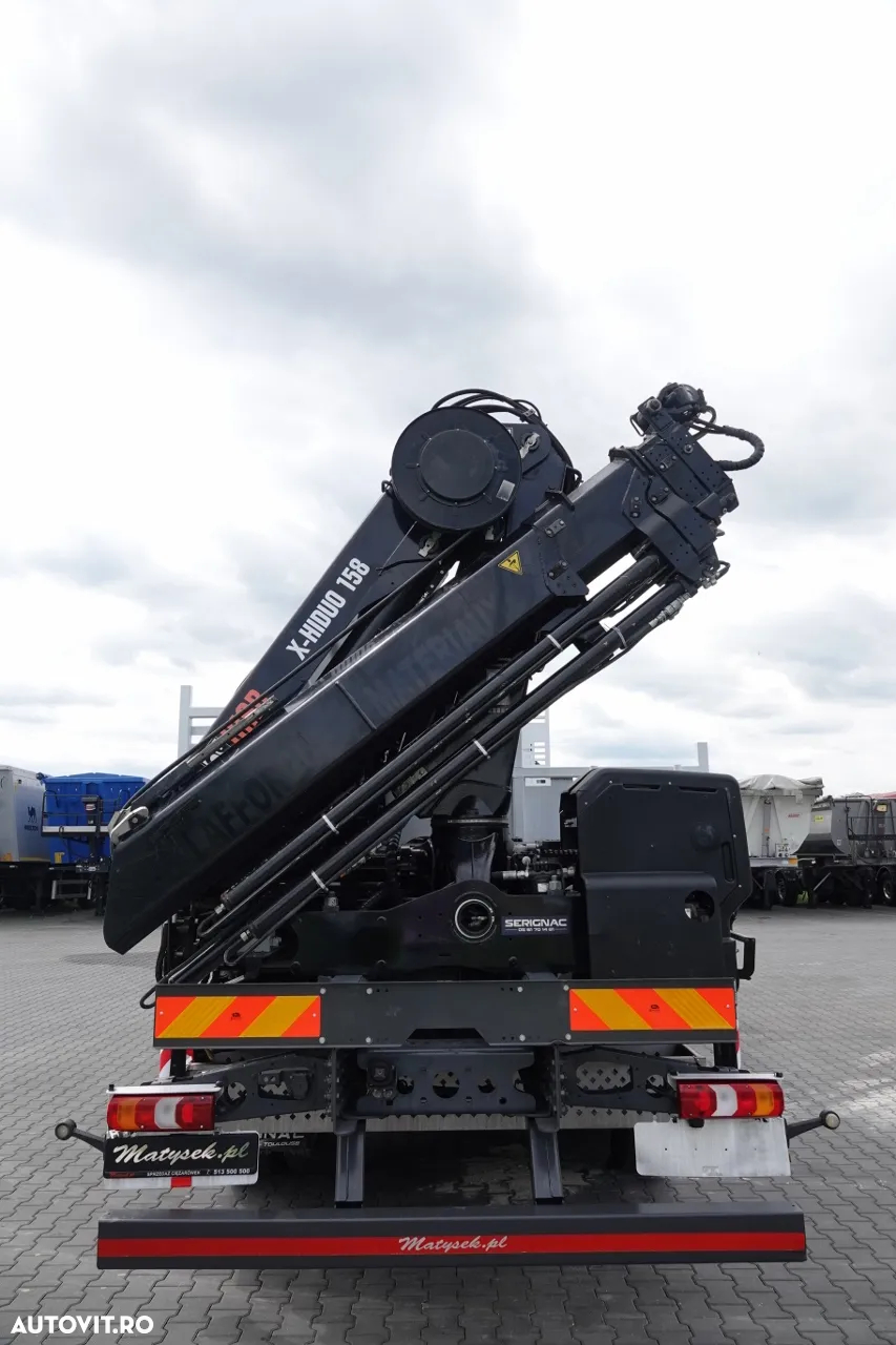 Mercedes-Benz AROCS 2640/ 6x4 / TRANSMISIE - 6,5 M / HDS HIAB 158 DS-4 / extensie: 12,5 M / EURO 6 / RADIOCOMANDĂ / ROTATOR / FURCI / 2020 - 12