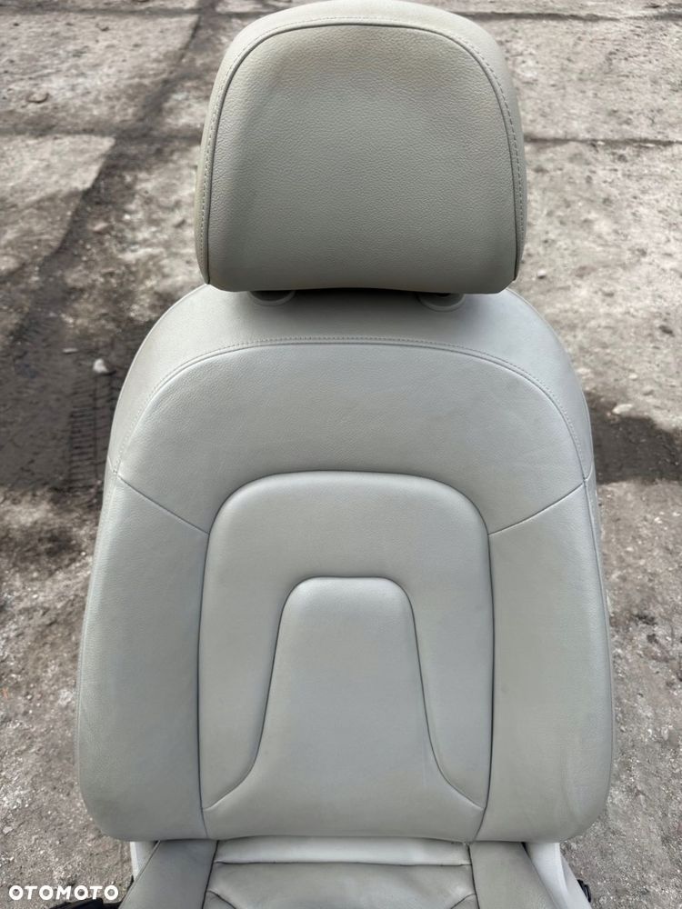 audi a4 b8 fotel lewy przód przedni kierowcy skóra grzany - 2