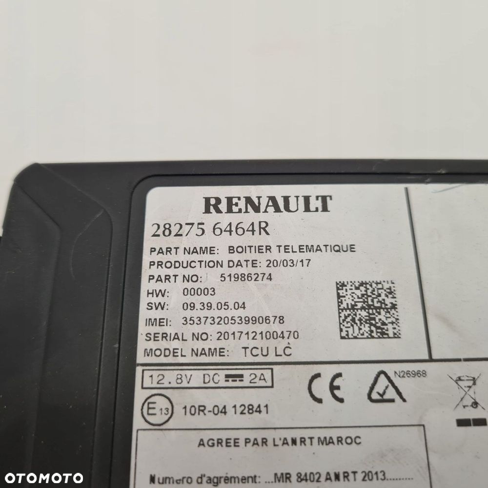 renault zoe sterownik moduł navi - 2