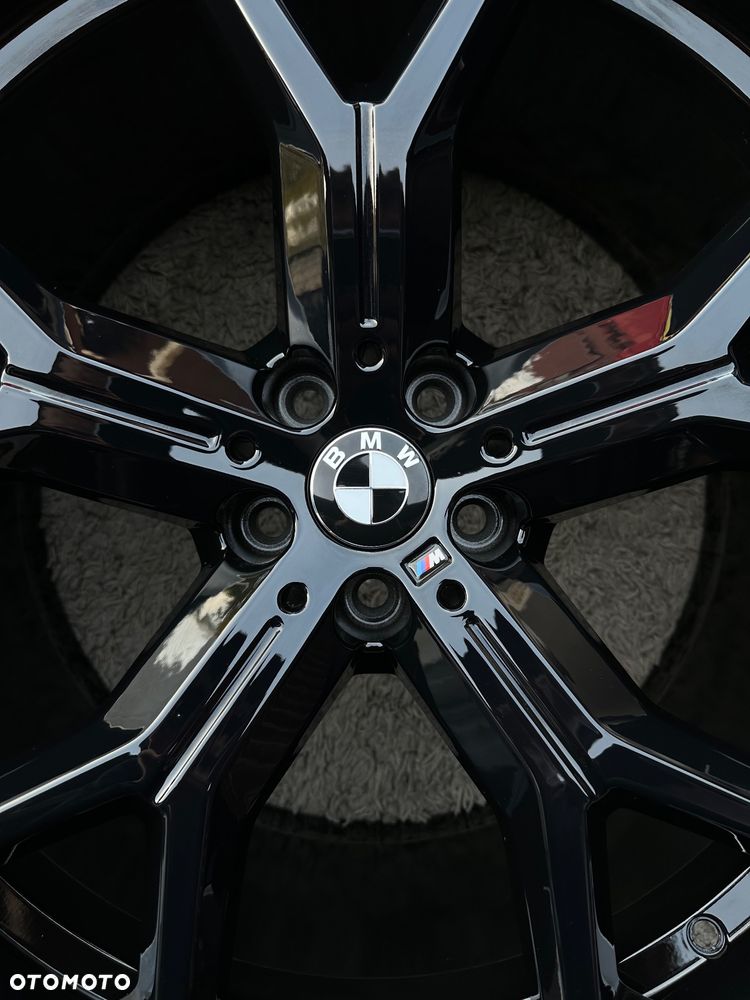 Oryginalne felgi BMW 21 M pakiet 5x112 X5 G05 X6 G06 Styling 741 9.5j ET37 IS37 10.5j ET43 IS43 8071998 alufelgi 8071999 SUV Czarne Black Piano oryginał WZ 741M wzór style - 7