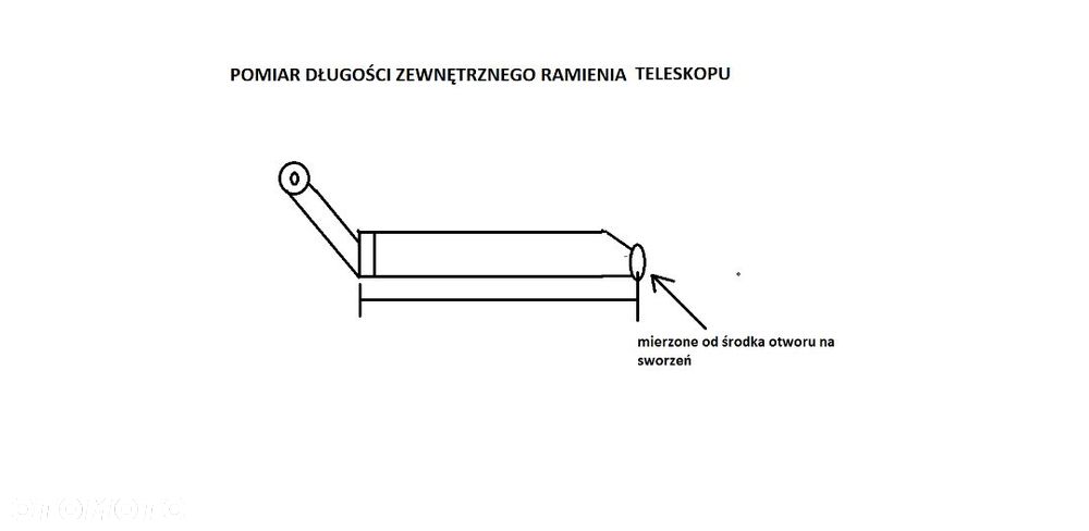 TELESKOP RAMIE MANITOU 630 635 DŁ. 300 CM - 9