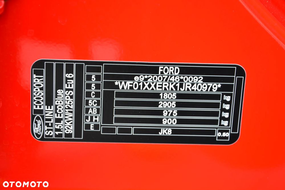 Ford EcoSport 1.5 EcoBlue ST-Line Black ASS - 30