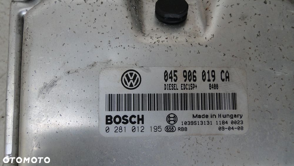 VW AUDI SKODA SEAT KOMPUTER STEROWNIK SILNIKA 1.4TDI - 3