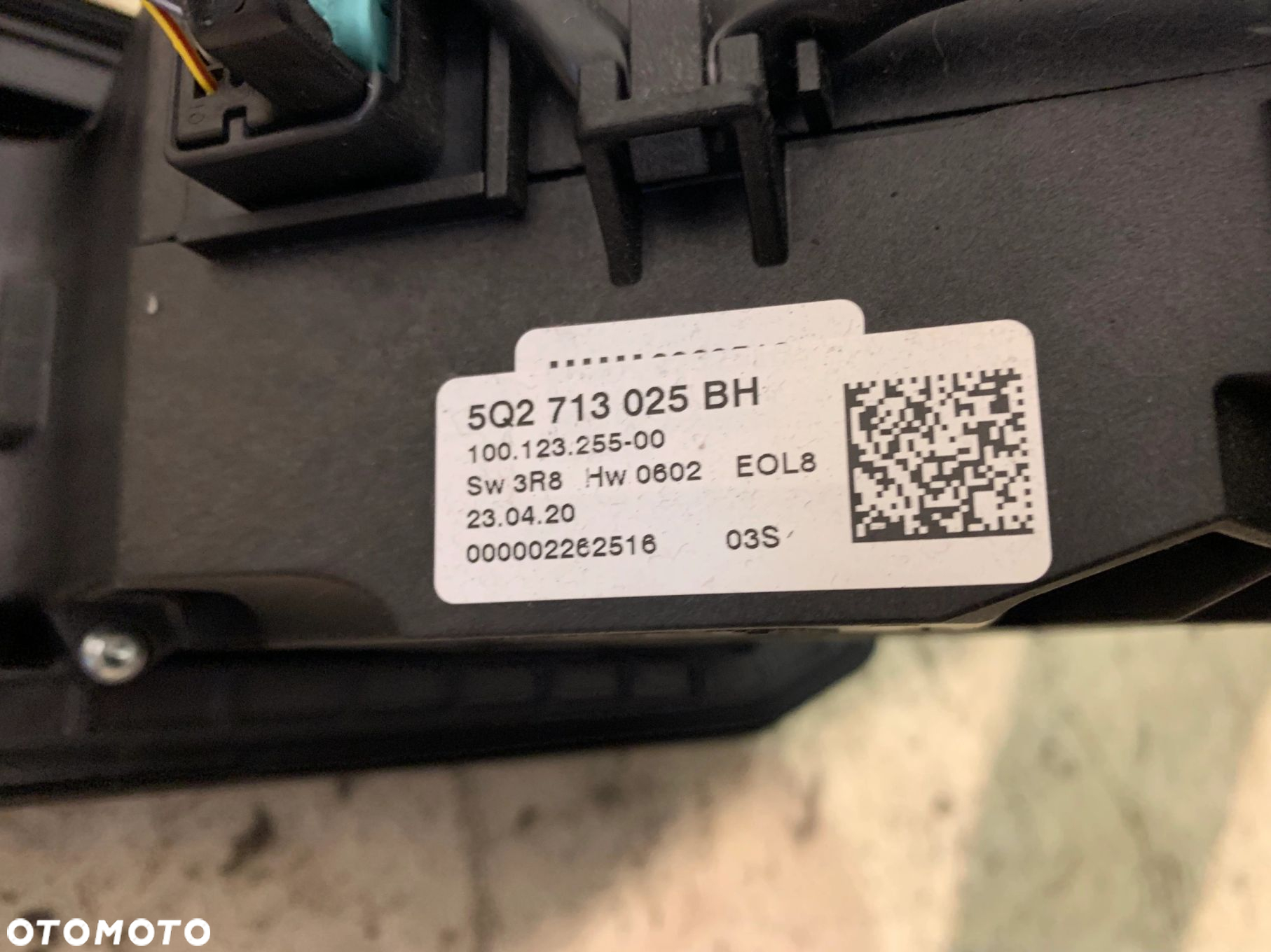 LEWAREK GAŁKA ZMIANY BIEGÓW MECHANIZM AUDI Q2 81A AUTOMAT 5Q2713025BH - 8