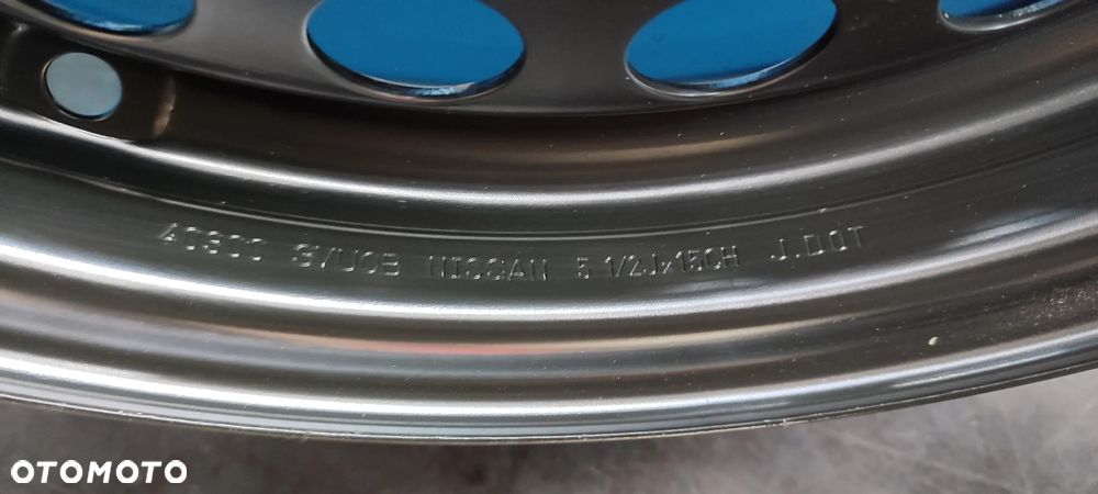 40300 3VUOB FELGI 4x100 5.5Jx15 CALI ET40 NISSAN MICRA K 13 K14 NOTE KOMPLET - 6