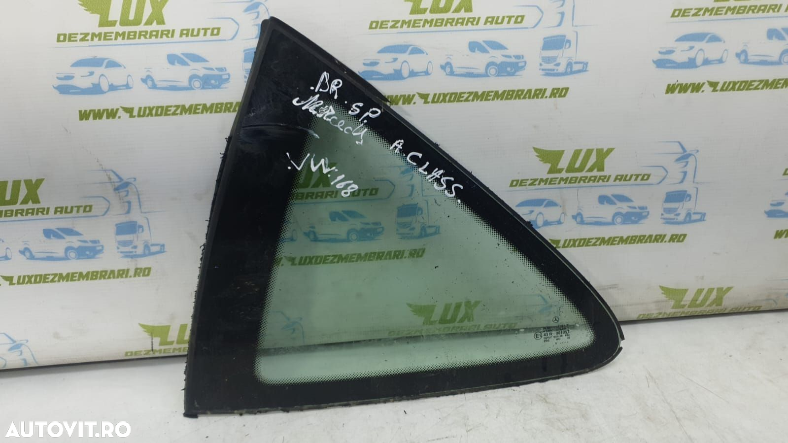 Geam fix dreapta spate Mercedes-Benz A-Class W168  [din 1997 pana  20 - 3