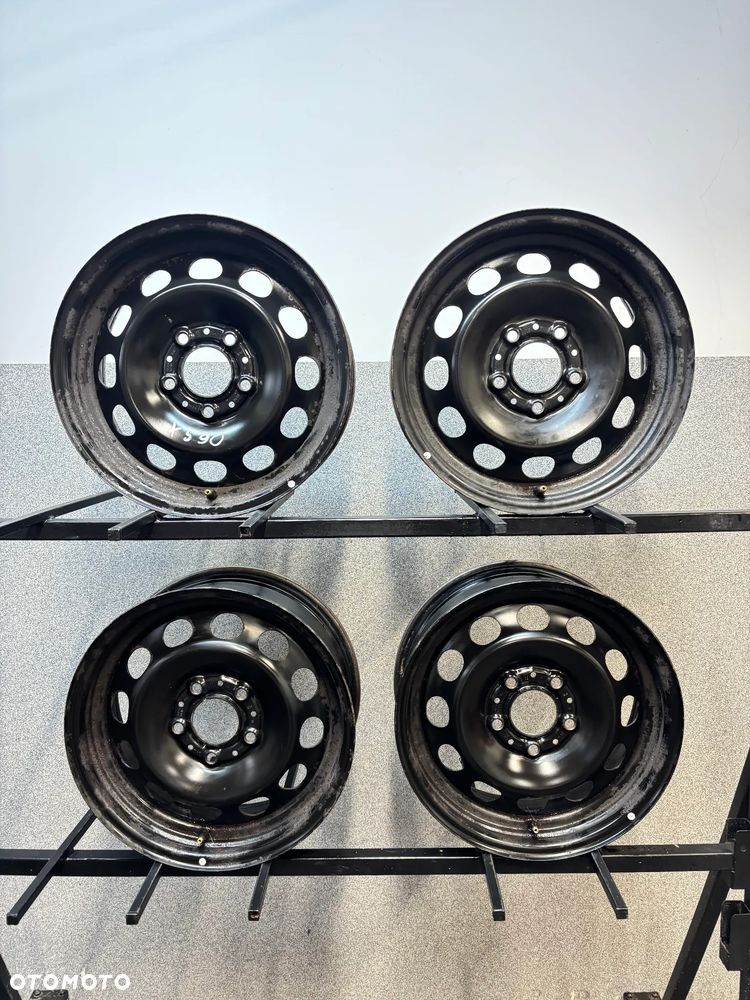 4 Felgi Stal Bmw Seri 1 E87, E88, 16", ET 42, ORGINALNE - 1