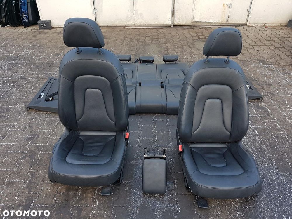 AUDI A4 B8 LIFT SEDAN FOTELE KANAPA SKÓRZANE - 1