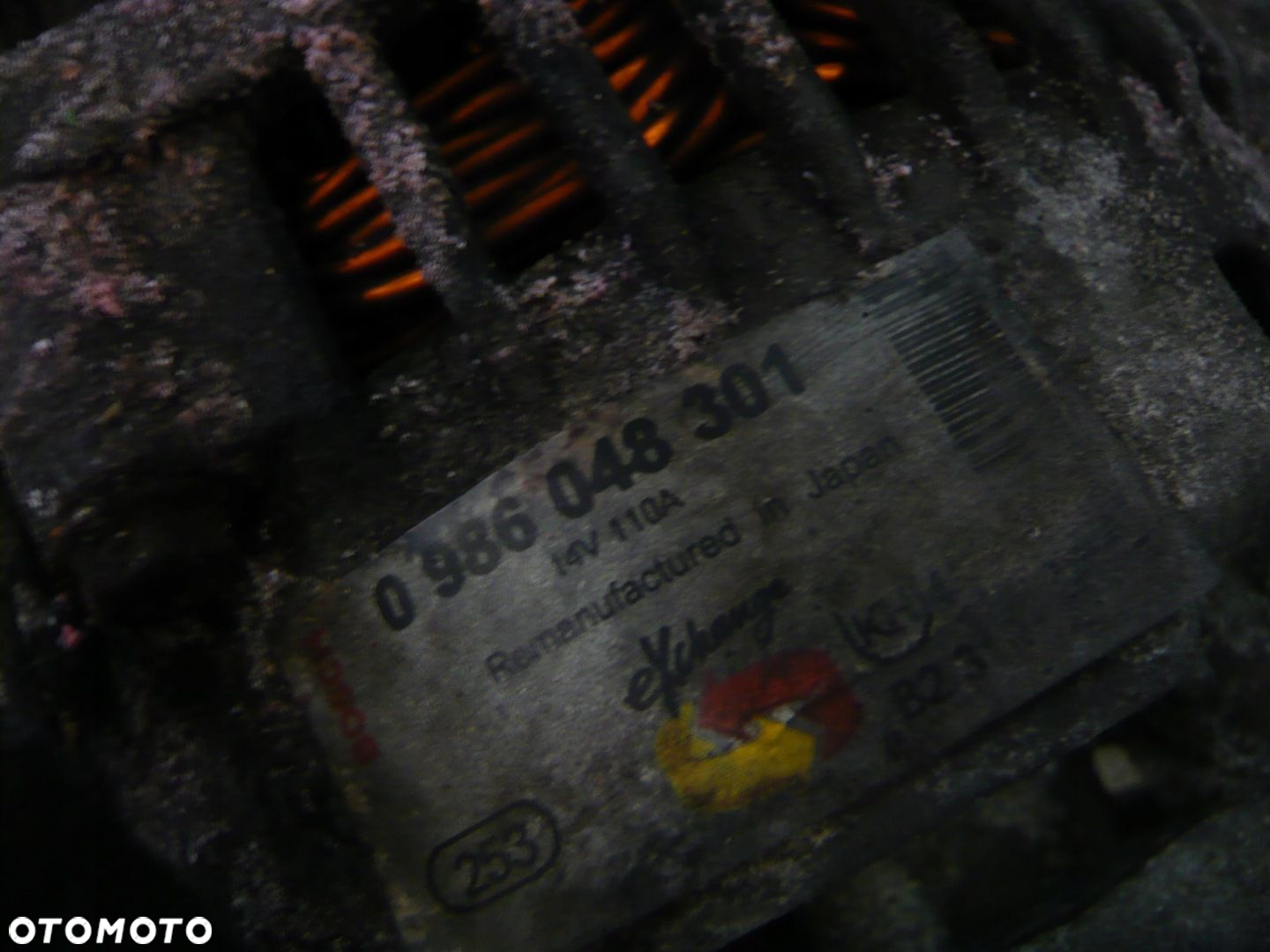Alternator 0986048301 Opel Astra H - 2