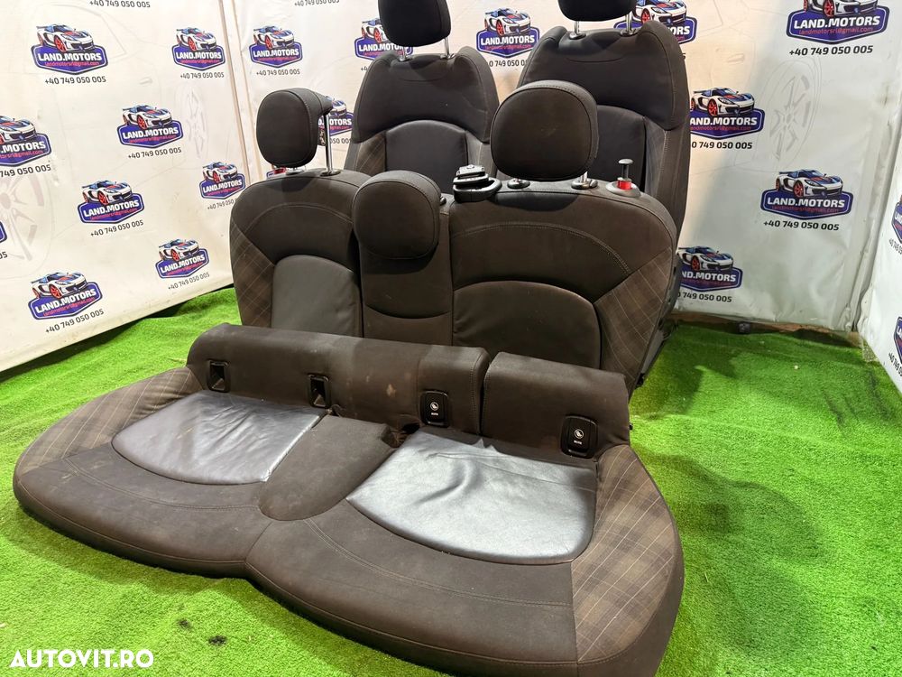 INTERIOR TEXTIL / PIELE  / SCAUNE + BANCHETE MINI COOPER D F55 1.5 DIESEL 2016 / HATCHBACK 5 USI 2014-2020 - 3
