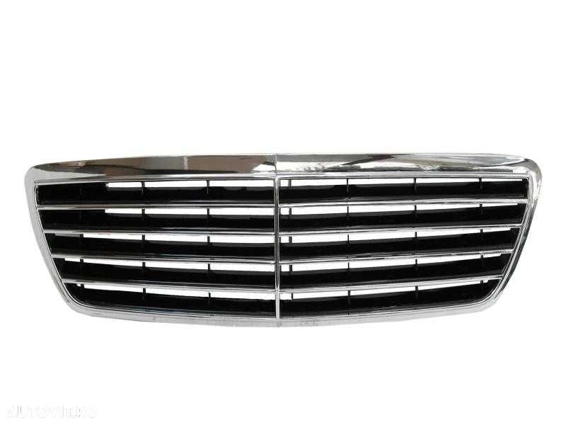 Grila radiator Mercedes E Class W210 Elegance/Classic 1999-2002 , noua - 1