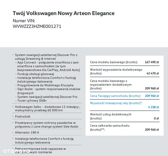 Volkswagen Arteon 2.0 TSI Elegance DSG - 18