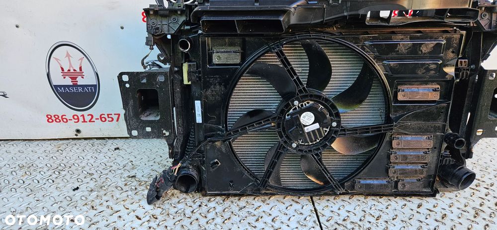 Skoda Superb 3 III 3V LIFT 2019-2023 2.0 TFSI Kompletne wzmocnienie czołowe Pas przedni Chłodnice wentylator 5Q0816411AR 5Q0121251GN 5Q0959455AR - 13