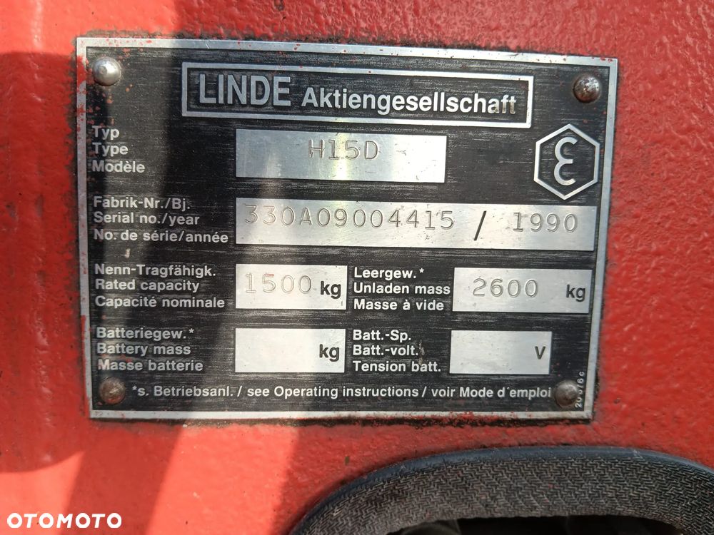 Linde H15D - 11