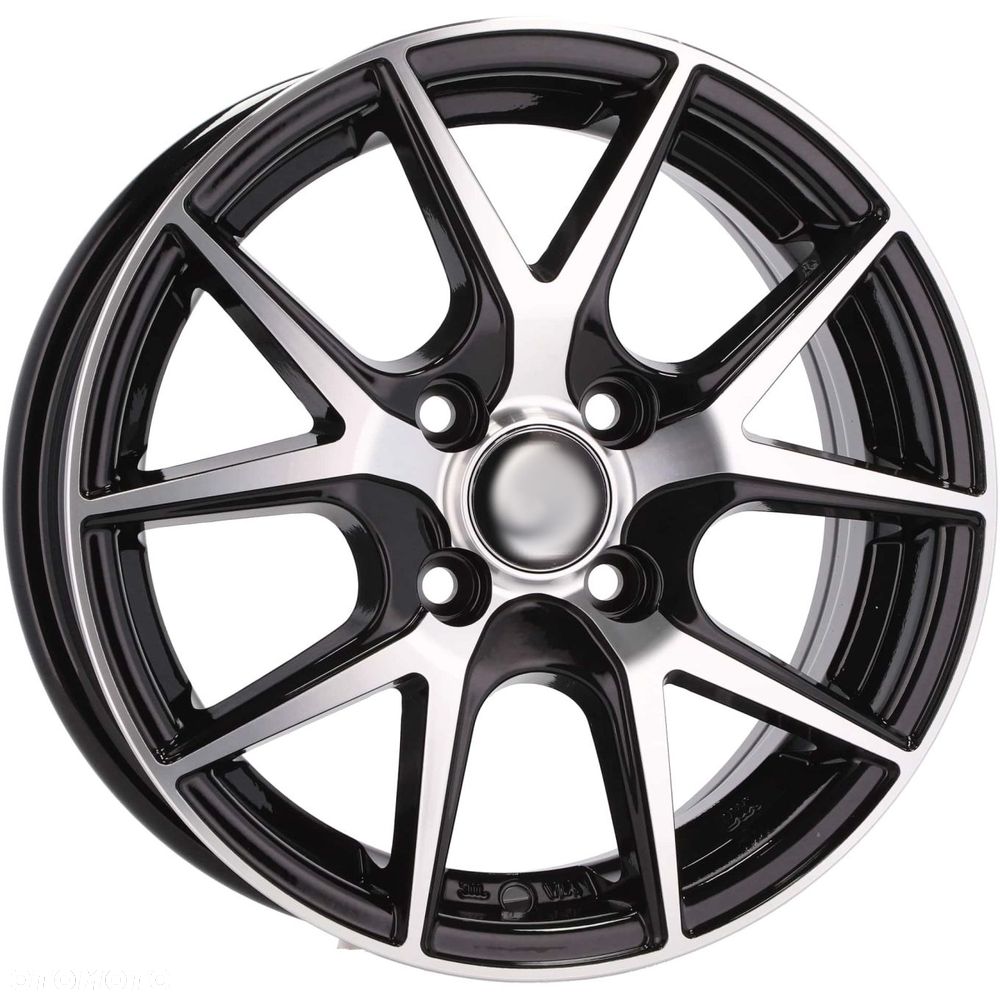 4x Felgi 14 4x100 m.in. do RENAULT Clio TOYOTA Yaris KIA RIO OPEL Adam SKODA Citigo - B1795 - 7