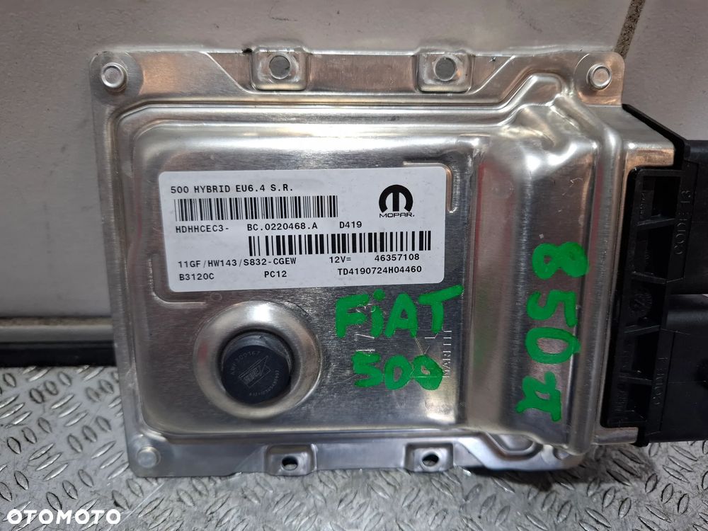Moduł sterownik Fiat 500 2024 rok nr 46357108 - 2