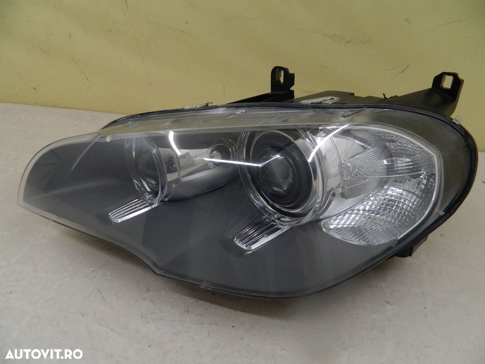 Far stanga BMW X5 E70 LCI Bi-Xenon Adaptiv, 2010, 2011, 2012, 2013, cod origine 7294605. - 4