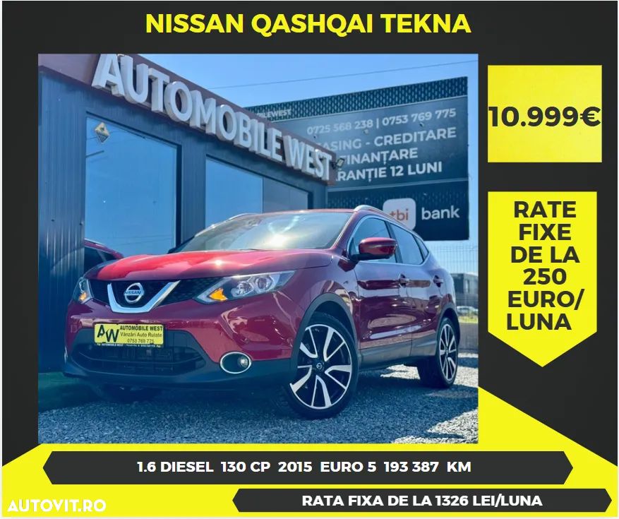 Nissan Qashqai 1.6 DCI Start/Stop X-TRONIC Tekna