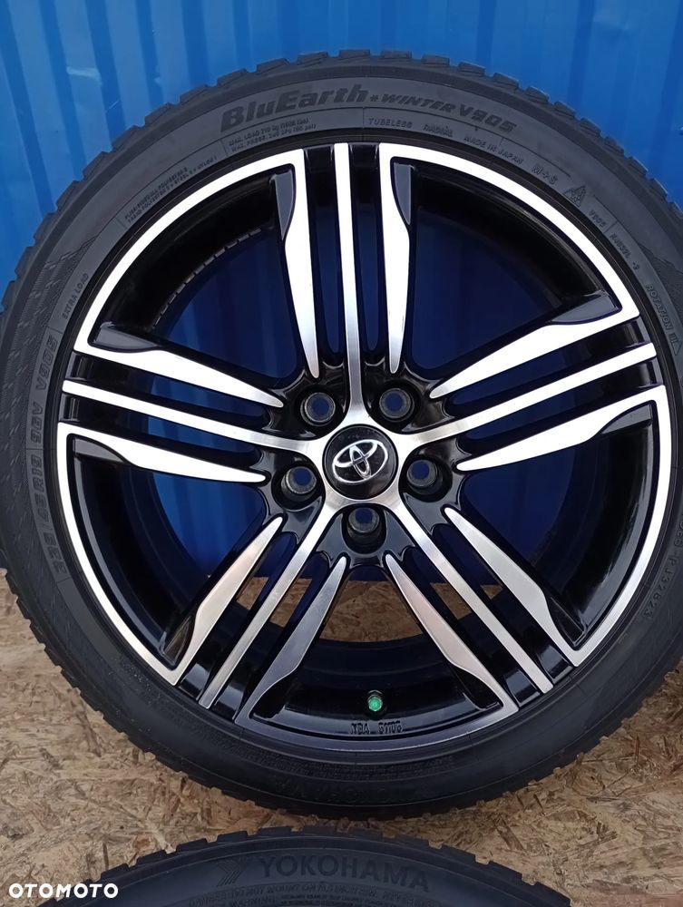 KOŁA ZIMOWE ALUMINIOWE TOYOTA C-HR 5X114 R19 7,5J ET50 OPONY 225/45 R19 96V YOKOHAMA BLUEARTH V905 - 5