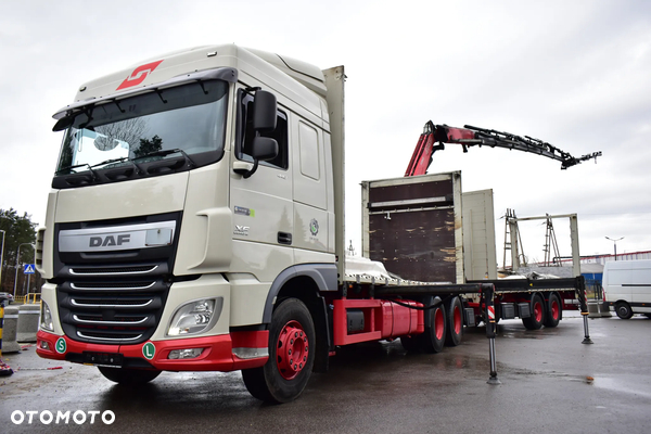 DAF XF 440 6x2 Fassi F365 FLY JIB HDS Żuraw Crane Kran Chwytak do Palet