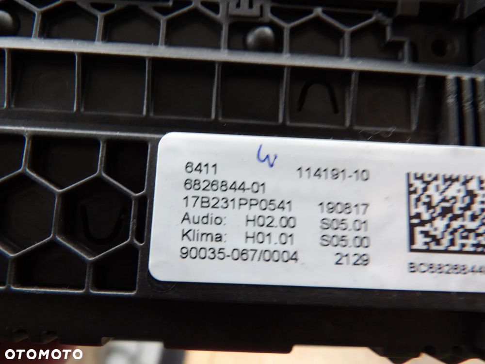 BMW - G30,G31 - PANEL RADIA - KLIMATYZACJI - 6826844 - 2