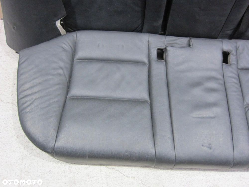 BMW 5 E61 KANAPA TYLNA TYŁ SKÓRA CZARNA SIEDZISKO OPARCIE - 3