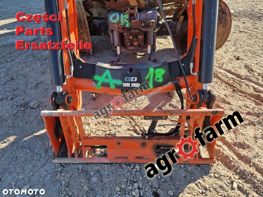 Kubota M7-171 części, skrzynia biegów, silnik - 3