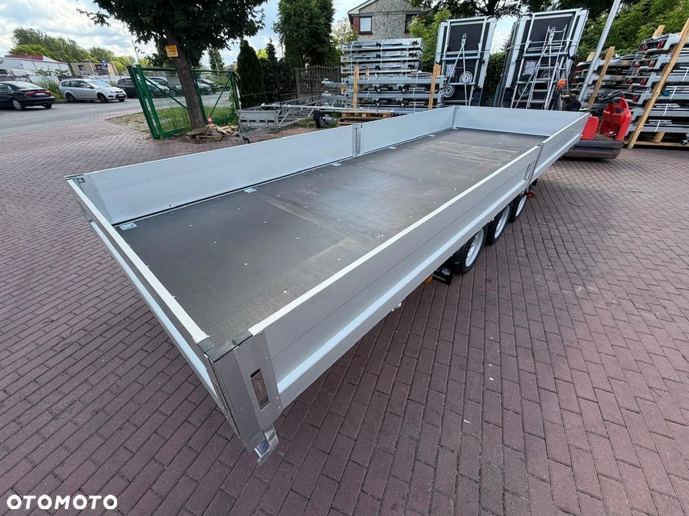 Niewiadów Platforma Boro Atlas 6x2.1 płaska 3 osie z burtami alu 40 cm DOSTAWA - 13